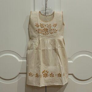 Mexican Girls Dress with Hand Embroidery.